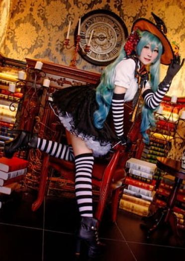 VOCALOID 初音未来 双马尾 cosplay