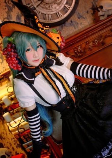 VOCALOID 初音未来 双马尾 cosplay
