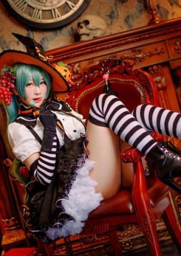 VOCALOID 初音未来 双马尾 cosplay