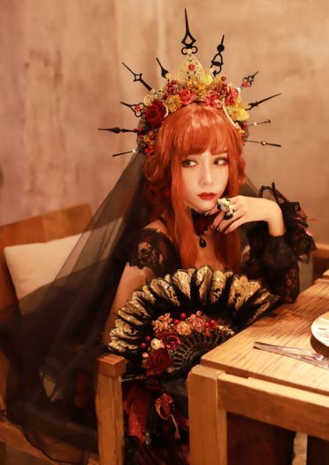 Lolita 装扮 哥特 手工 cosplay