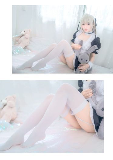 缘之空 穹妹 女仆 白丝 腿控 cosplay
