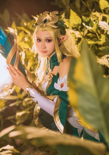 王者荣耀 王昭君 御姐 精灵 白丝 cosplay