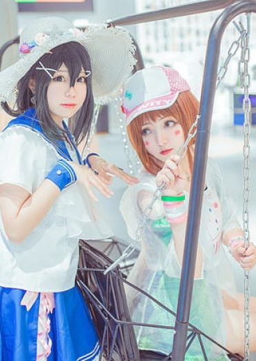 我的英雄学院 丽日御茶子 蛙吹梅雨 cosplay