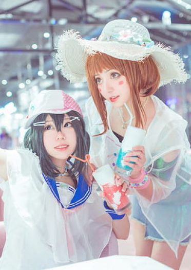 我的英雄学院 丽日御茶子 蛙吹梅雨 cosplay