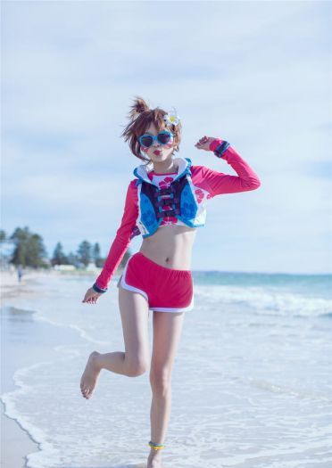【cos正片】2018夏季运动皮肤-踏浪者D.va