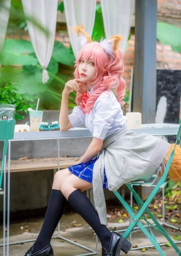 Fate/Grand Order 玉藻前 兽耳 cosolay