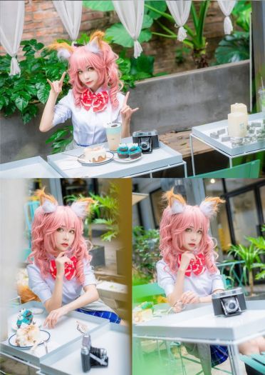 Fate/Grand Order 玉藻前 兽耳 cosolay