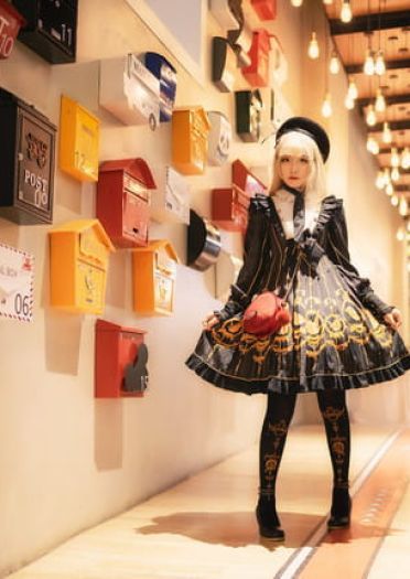 Lolita 瞄准的是心脏 目标太美 cosplay