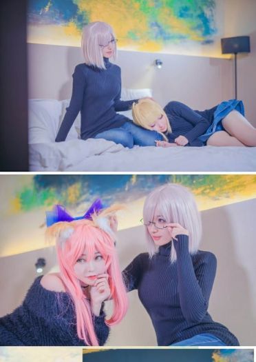 【cos正片】不来一起枕头大战嘛？