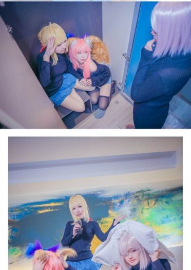 【cos正片】不来一起枕头大战嘛？