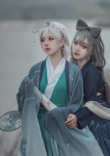 VOCALOID 洛天依 言和 乐正绫 cosplay