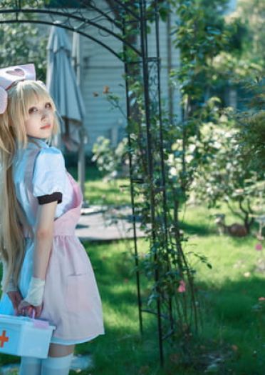 萝莉 绝对领域 白丝 名取沙耶 cosplay