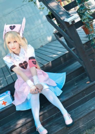 萝莉 绝对领域 白丝 名取沙耶 cosplay