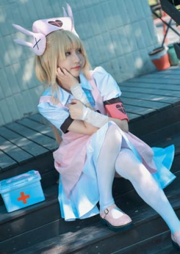 萝莉 绝对领域 白丝 名取沙耶 cosplay