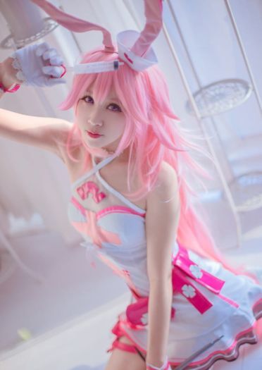 崩坏学园 丝袜 腿玩年 八重樱 cosplay