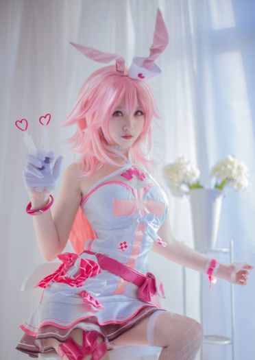 崩坏学园 丝袜 腿玩年 八重樱 cosplay