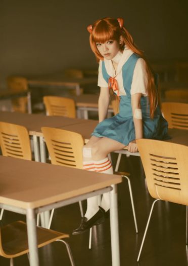新世纪福音战士 EVA 明日香 JK cosplay