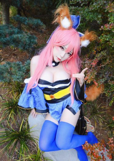 【cos正片】玉藻前腿控福利cos