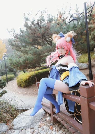 【cos正片】玉藻前腿控福利cos