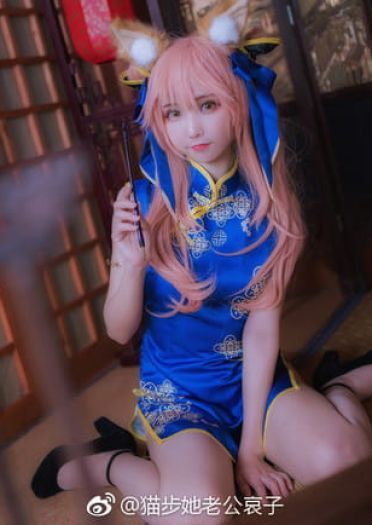 【cos正片】玉藻前同人旗袍