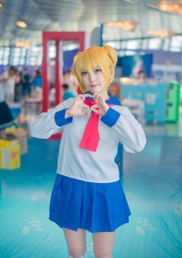 pop子和pipi美的日常 pop 表情包 萝莉 pop子 cosplay