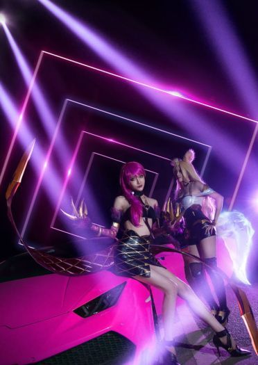 【cos正片】KDA 女团 伊芙琳×阿狸cos