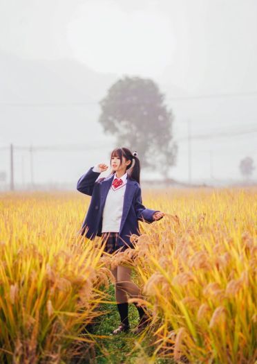 是秋天哦 萝莉 jk 水手服 cosplay