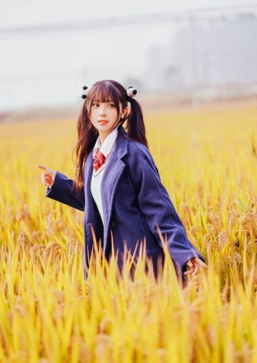 是秋天哦 萝莉 jk 水手服 cosplay