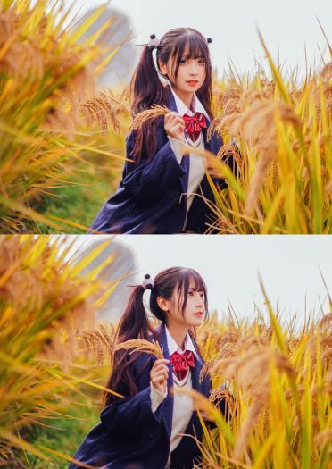 是秋天哦 萝莉 jk 水手服 cosplay