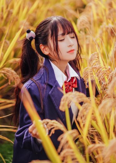 是秋天哦 萝莉 jk 水手服 cosplay