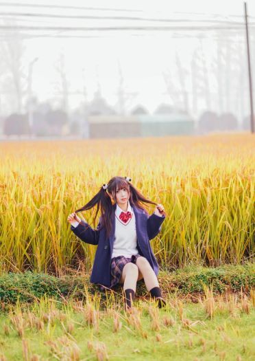 是秋天哦 萝莉 jk 水手服 cosplay