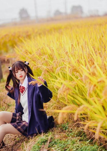 是秋天哦 萝莉 jk 水手服 cosplay