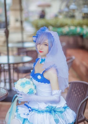 Re:从零开始的异世界生活 绝对领域 白丝 花嫁 蕾姆 cosplay