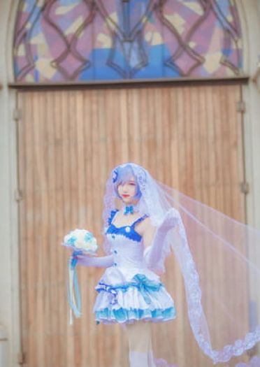 Re:从零开始的异世界生活 绝对领域 白丝 花嫁 蕾姆 cosplay