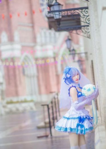 Re:从零开始的异世界生活 绝对领域 白丝 花嫁 蕾姆 cosplay