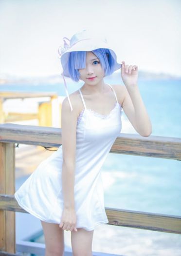 【cos正片】蕾姆水着福利cos