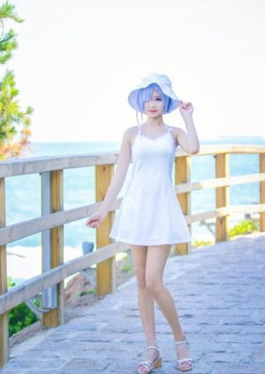 【cos正片】蕾姆水着福利cos