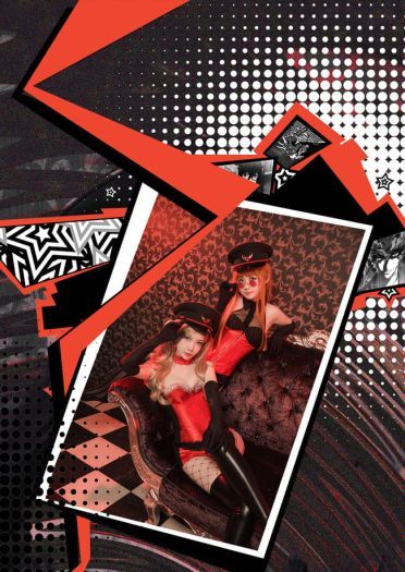 女神异闻录5 高卷杏 新岛真 cosplay