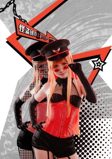 女神异闻录5 高卷杏 新岛真 cosplay