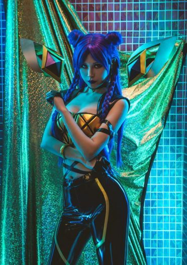 【cos正片】英雄联盟KDA女团 卡莎 coser田璐璐