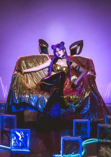 【cos正片】英雄联盟KDA女团 卡莎 coser田璐璐