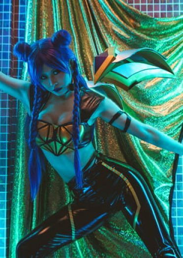 【cos正片】英雄联盟KDA女团 卡莎 coser田璐璐