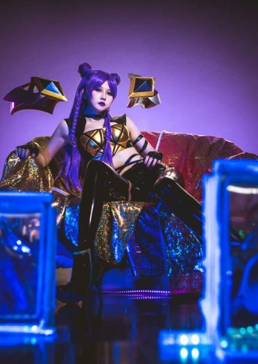 【cos正片】英雄联盟KDA女团 卡莎 coser田璐璐