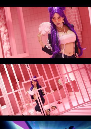 【cos正片】英雄联盟KDA女团 卡莎 coser鬼鬼缨(1)