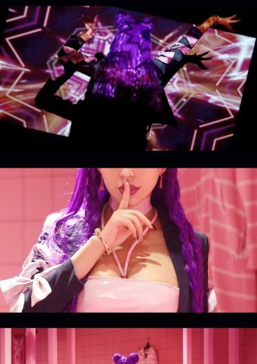 【cos正片】英雄联盟KDA女团 卡莎 coser鬼鬼缨(1)