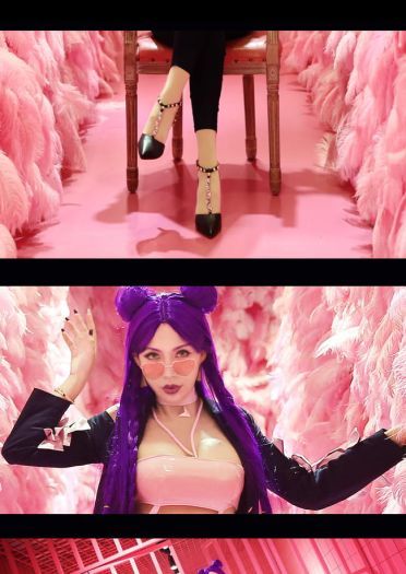 【cos正片】英雄联盟KDA女团 卡莎 coser鬼鬼缨(1)