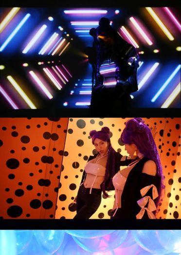 【cos正片】英雄联盟KDA女团 卡莎 coser鬼鬼缨(1)