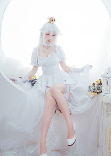 【COS正片】超美的幽灵姬cos  二次元cos