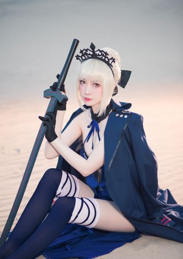 【COS正片】Fate/Grand Order阿尔托利亚Alter泳装三破