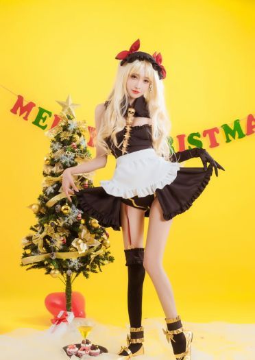 【cos正片】fate,弓凛,枪凛女仆cos